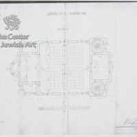 Donjogradska sinagoga – nacrt
